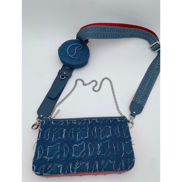 ❌❌SOLD❌❌Christian Louboutin Denim Hybrid Loubila Bag | NWT - Picture 4 of 10